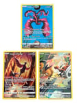 Pokemon Galarian Bird Trio Set Crown Zenith Promo - Articuno Zapdos & Moltres (3st kort)