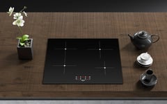 Airforce Pop 60-4B 60cm 4 Zone Touch Control Induction Hob with Black Glass Finish