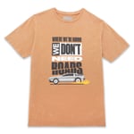 Back to the Future Where We're Going We Don't Need Roads Unisex T-Shirt - Tan - XS - Tan