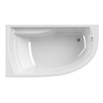 Baignoire asymétrique droite - ALLIBERT BATH & DESIGN - RIVA 160 x 90 cm - Acrylique - Blanc