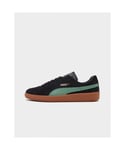 Puma Mens Suede Army Trainers in black blue Leather - Size UK 7