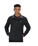 Regatta Mens Cera V Wind Resistant Soft Shell Jacket (Black) - Size Large
