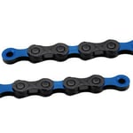 KMC DLC 12 Speed Chain - Black / Blue 126L Black/Blue