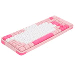 (Pink)Keyboard Mouse Set Contrast Color Receiver Or Wireless Keyboard And Mouse