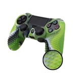 Vert - Housse De Protection Camouflage En Caoutchouc Silicone Pour Manette Ps4 Playstation 4 7.09x4.33 Pouces 1 Pièces