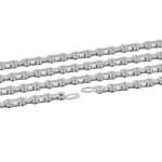 Wippermann Connex 12 Speed Bicycle Chain 12S0, Silver, 126 Links 1/2" x 11/128"