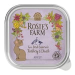 Rosie's Farm Adult säästöpakkaus 32 x 100 g - kalkkuna & ankka