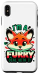 iPhone XS Max I'm A Furry Deal With It Fun Fox Cute Furry Fursona Fandom Case