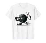 Funny Bowling ball Strike Bowling Pin Lover Bowler T-Shirt