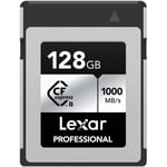 Lexar Professional 128GB CFexpress Type B Pro Silver R1000/W600 -minneskort