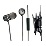 Holiday Multi Function Mobile Control Earphones Inline Remote & Mic Black