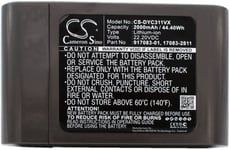 Batteri till 17083-3009 för Dyson, 22,2V, 2000mAh