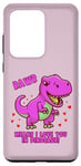 Galaxy S20 Ultra Rawr Means I Love You In Dinosaur with Big Pink Dinosaur Case