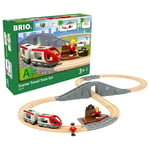BRIO 36079 Starter Travel Train Set - Wooden Toy Train Set Age 3+
