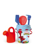 Spidey Medium Garnished Bucket Toys Outdoor Toys Sand Toys Multi/patterned Smoby