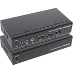 InLine 61640 Extender DVI USB KVM avec Audio (prolongateur Ethernet UTP, 50 m)