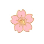 Brosch - Blomma - Rosa Rosa