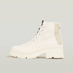 Aefon II Mid Canvas Boots - White - Women