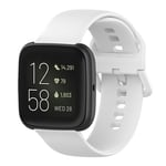 Fitbit Versa 2 / Versa / Versa Lite / Blaze klockarmband i silikon - Vit