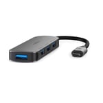 USB-hubb | 1x USB-C | 4x USB A Female | 4-Port port(s) | USB 3.2 Gen 1 | USB ström | 5 Gbps