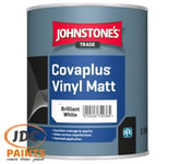 JOHNSTONES TRADE COVAPLUS VINYL MATT MATT BRILLIANT WHITE 1L