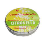 HL Citronella Garden/Travel candle in a tin, pack of 2-4 hour burn