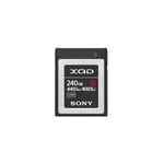 Sony carte xqd 240go 440mo/s en écriture et 400 mo/s en lecture - qdg240 - Neuf