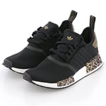 adidas Women's NMD_r1 W Sneaker, Core Black Core Black Wild Brown, 3.5 UK