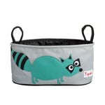 3 Sprouts - Stroller Organizer Teal Raccoon