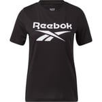 Reebok Identity Big Logo T-skjorte Dame - Svart - str. L
