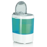 Mini-tvättmaskin EASYmaxx0 W vit/blå