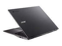 Non communiqué Acer Chromebook Spin 713 CP713-2W-P00C - Conception inclinable Intel Pentium Gold 6405U / 2.4 GHz Chrome OS UHD Graphics 4 Go RAM 64 eMMC 13.5" IPS écran tactile 2256 x 1504 Wi-Fi 6 gris acier clavier : AZERTY