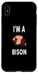 Coque pour iPhone XS Max BISON T-shirt humoristique avec inscription « I'm A BISON »