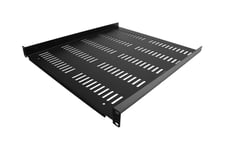 StarTech.com 1U Vented Server Rack Cabinet Shelf, 20in Deep Fixed Cantilever Tray, Rackmount Shelf for 19" AV/Data/Network Equipment Enclosure w/ Cage Nuts & Screws, 55lbs Weight Capacity - 1U Network Rack Shelf - rackhylde - 1U