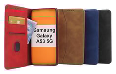 Fancy Standcase Wallet Samsung Galaxy A53 5G (SM-A536B) (Svart)