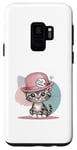 Coque pour Galaxy S9 Cat Mom Happy Mother's Day For Cat Lovers Family Matching