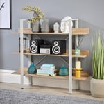 Urban Wide 3 Tier Bookcase Shelving Storage Unit