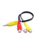 Video AV-komponentkabeladapter Ersättning för TCL TV, 3 RCA till 3,5 mm db