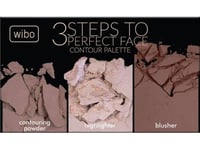 Wibo_3 Steps To Perfect Face Contour Palette Dark 10G