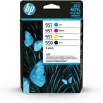 HP 950 / 951 Ink Cartridge Multipack BK/C/M/Y 4-Inks Pack Set (6ZC65AE) INDATE