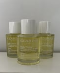 Clarins Huile Relax Body Treatment Oil 30ml each x 3 (90ml) 100% pure extracts