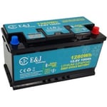 E&J Litiumbatteri 12V 100Ah (200A BMS) m/ värme & Bluetooth