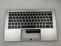 For HP EliteBook x360 1030 G7 M16981-B71 Swedish Palmrest Keyboard Top Cover NEW