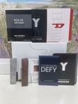 🆕 7 x Men’s Aftershave Sample Mini Sprays Diesel Calvin Klein Ysl Issey Miyake