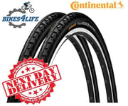 2 Continental Tour Ride 700 x 28c Wired Bike Tyres & Schrader Tubes Next Day**