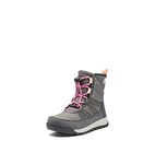Sorel KIDS WHITNEY II SHORT LACE WATERPROOF Unisex Kids Casual Winter Boots, Grey (Quarry x Grill) - Youth, 5 UK