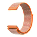 SQWK Nylon Band Watchband Smart Watch Replacement For Garmin Vivoactive 4s/4 Bracelet Wristbands Strap For Vivoactive 4s orange