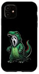 Costume de fantôme portant un dinosaure pour Halloween Cosplay T-Rex Coque pour iPhone 11