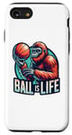iPhone SE (2020) / 7 / 8 Sasquatch Ball is Life Basketball Bigfoot Player Case