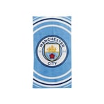 Manchester City FC Officiell Puls Design Handduk One Size Blå/Vit Blue/White One Size